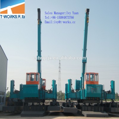 Seeking Agent or Cooperation for New or Used pile driving machine for construction piling project by T-works