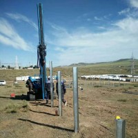 multi-function solar PV project piling rig pile driver